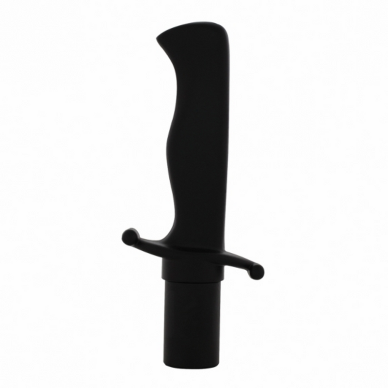 United Pacific Black Aluminum Dagger Air Valve Knob 23529