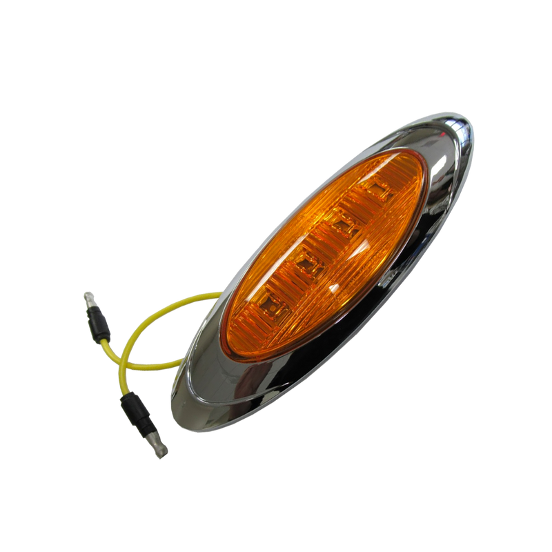 P1 Amber LED Light with Bezel