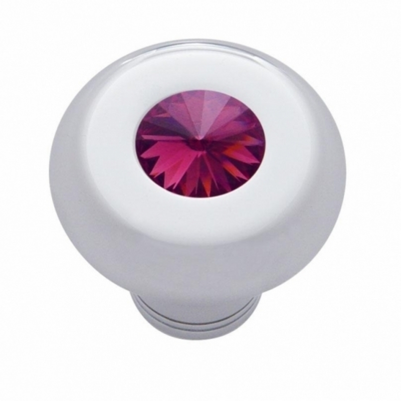 United Pacific Small Deluxe Dash Knob With Purple Crystal 23586