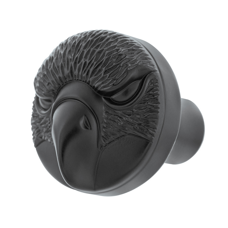 United Pacific Eagle Air Valve Knob Matte Black 23704