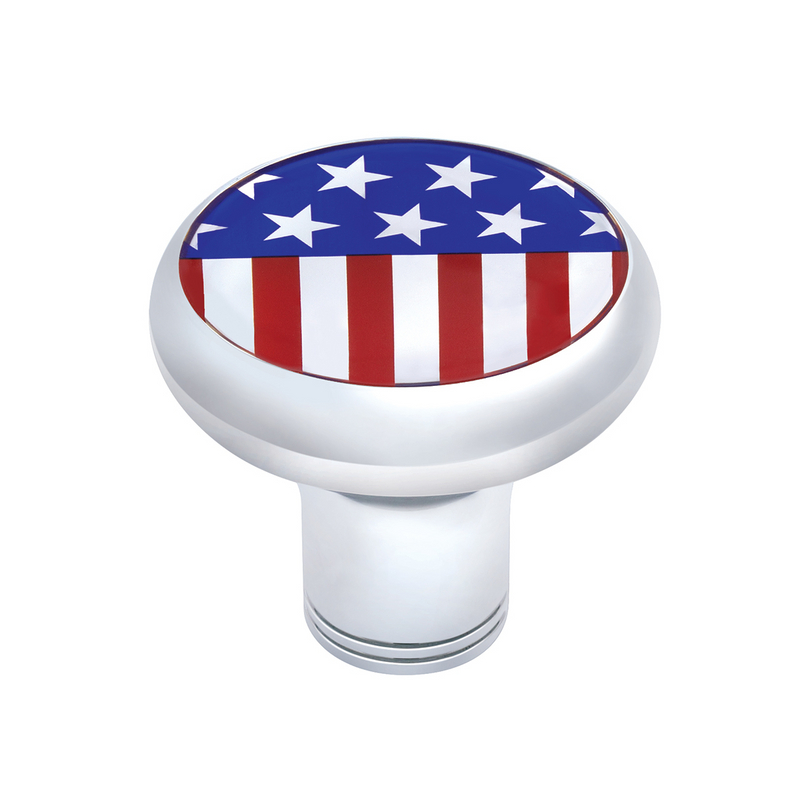 United Pacific Deluxe Air Valve Knob USA Flag 23766