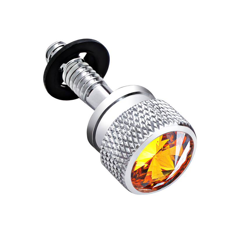 United Pacific Dash Screw With Amber Crystal For Peterbilt (2001-2005)(6-Pack) 23847