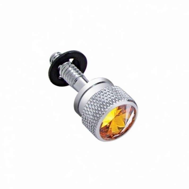 United Pacific Dash Screw With Amber Crystal For Peterbilt (2001-2005)(Bulk) 23847B