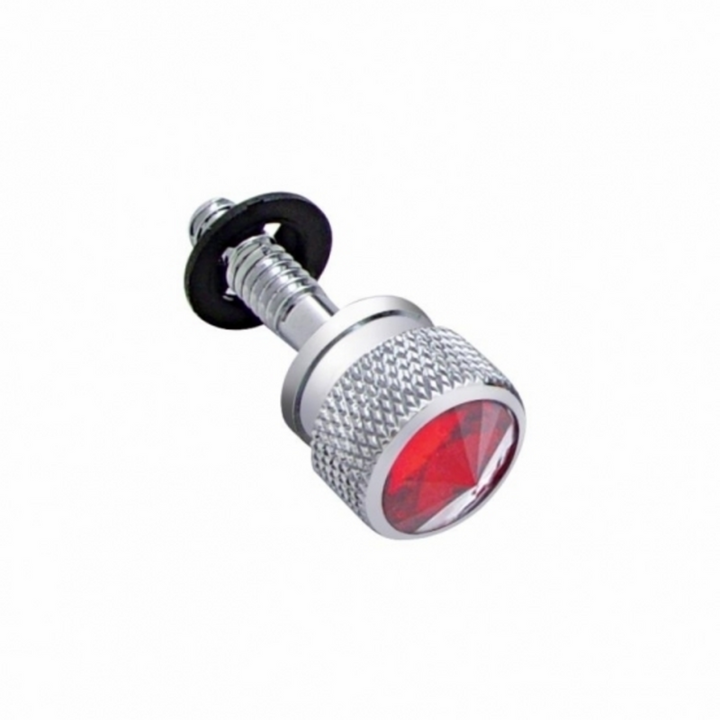 United Pacific Dash Screw With Red Crystal For Peterbilt (2001-2005)(6-Pack) 23852