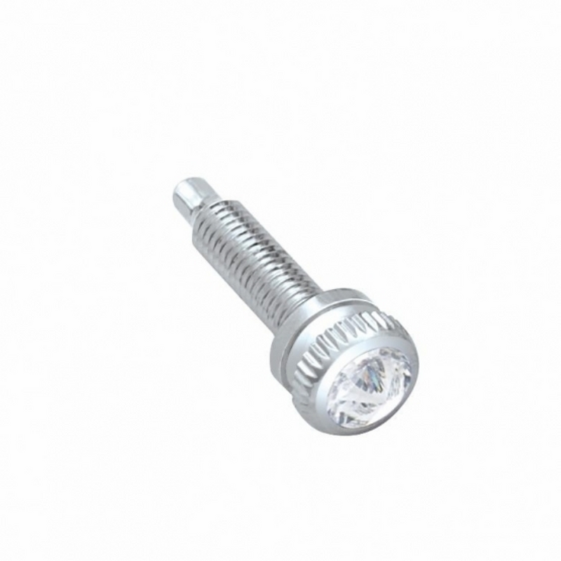 United Pacific Short Dash Screw With Clear Crystal For Navistar International (6-Pack) 23874