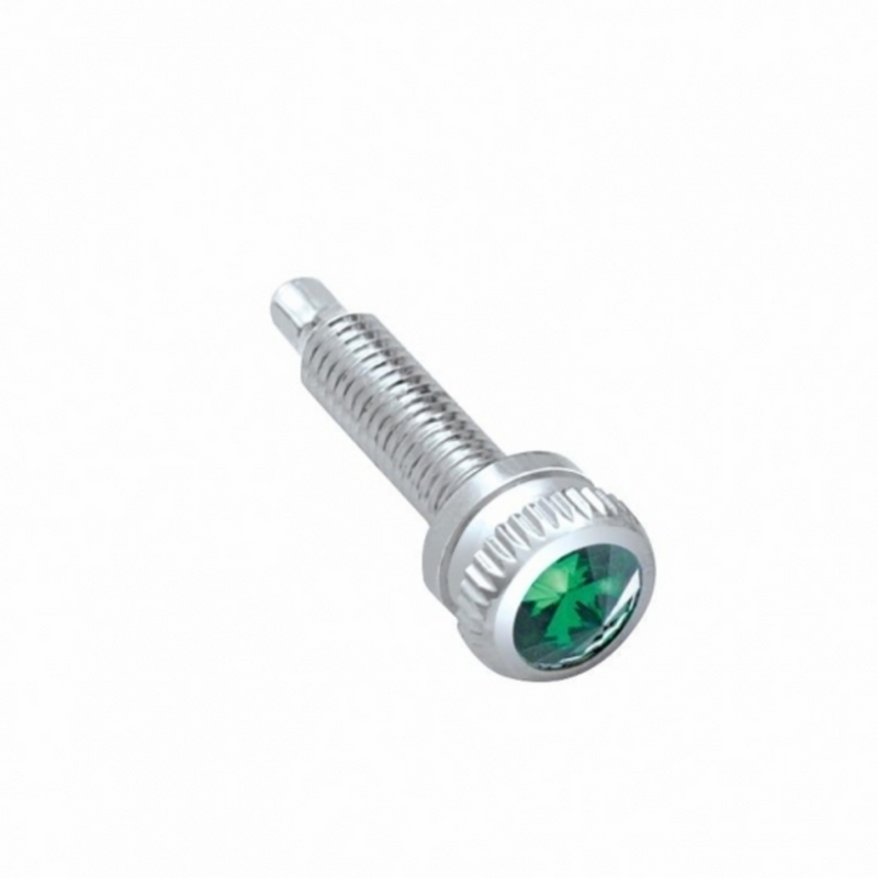United Pacific Short Dash Screw With Green Crystal For Navistar International (6-Pack) 23875