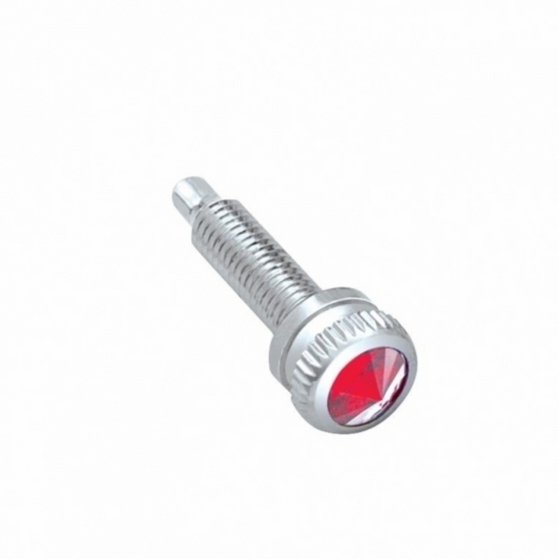 United Pacific Short Dash Screw With Red Crystal For Navistar International (6-Pack) 23877