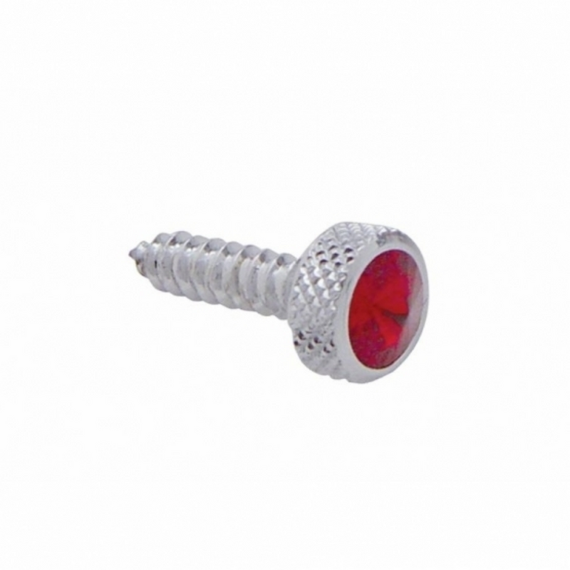 United Pacific Upper Dash Screw For Kenworth Red Crystal (6-Pack) 23885
