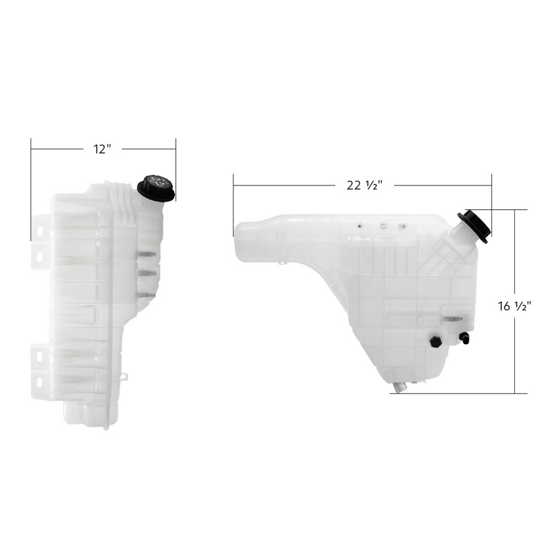 United Pacific Pressurized Coolant Reservoir & Coolant Level Sensor For 2011-2015 International Prostar 26004