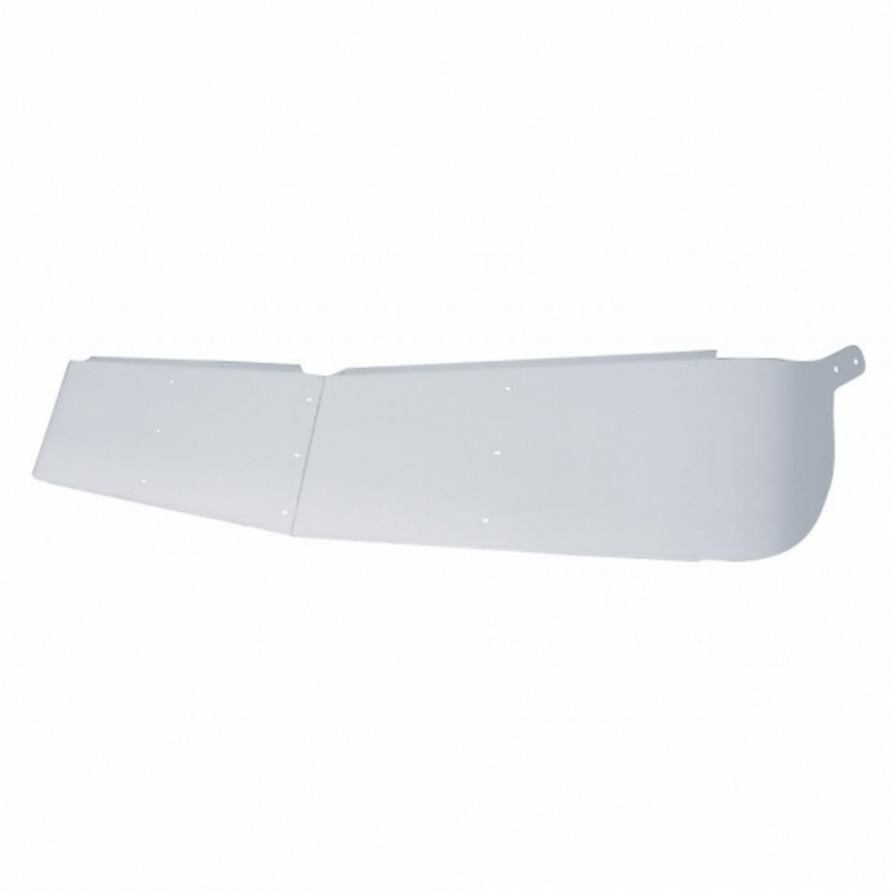 United Pacific 12" Stainless Curved Windshield Drop Visor For 1995-2006 Kenworth W900 28002