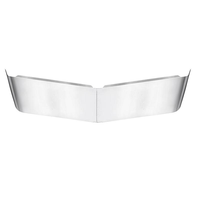 United Pacific 13" Stainless Drop Sunvisor For Petebilt 379, 385, 357 28006