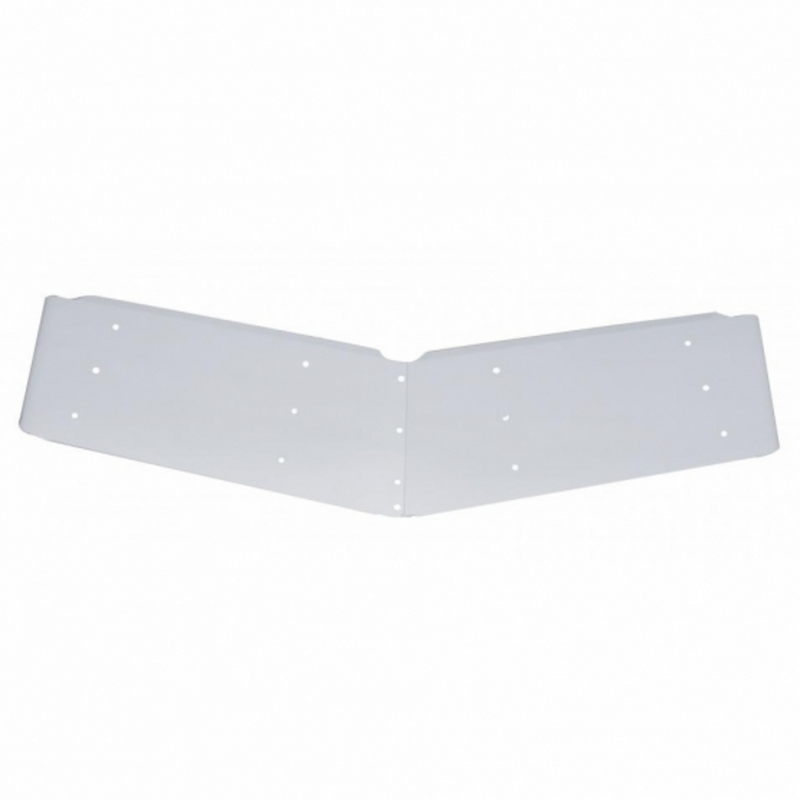 United Pacific 14" Stainless Ultra Cab Drop Sunvisor For 1997-2001 Peterbilt 379 28011