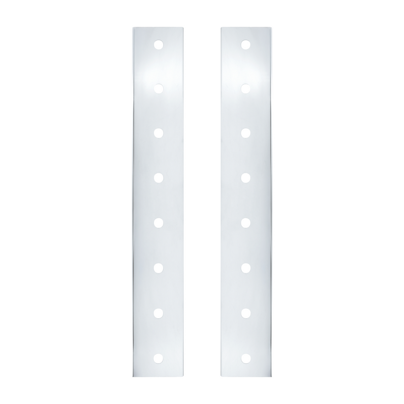 United Pacific 430 Stainless Steel Front Air Cleaner Light Bracket-16 Light Cutouts 28017