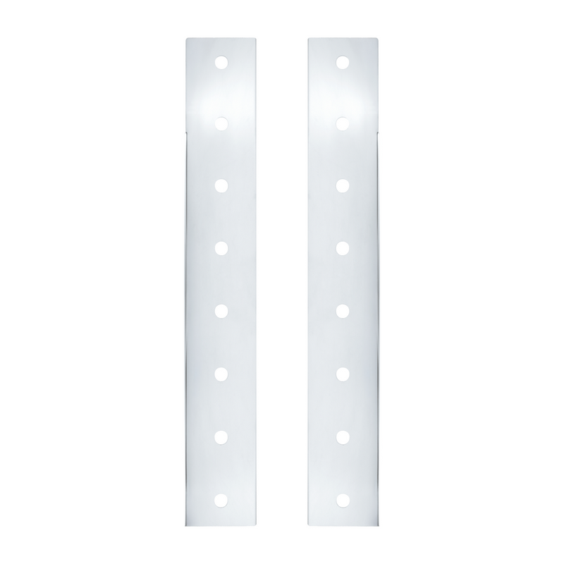 United Pacific 430 Stainless Steel Rear Air Cleaner Light Bracket-16 Light Cutouts 28018