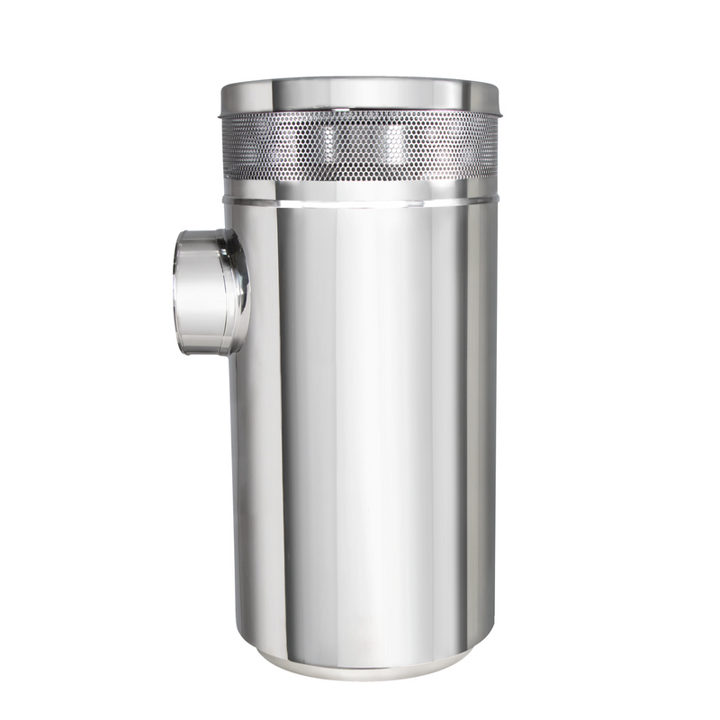 United Pacific 15" Chopped Stainless Air Cleaner Housing for Peterbilt 28201