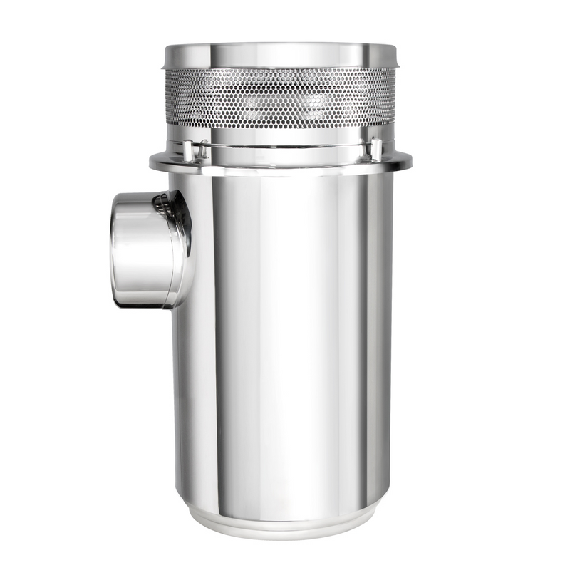 United Pacific 13" Stainless Air Cleaner Housing for Peterbilt/Kenworth 28202