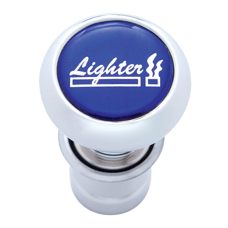 United Pacific Deluxe Cigarette Lighter Blue Glossy Sticker 28487