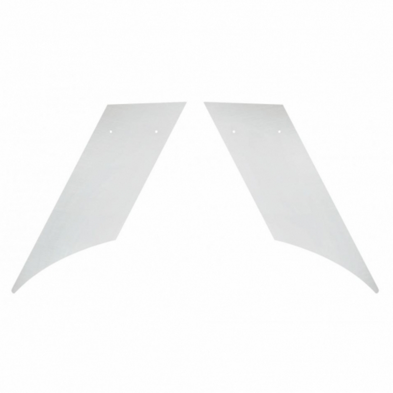 United Pacific Stainless Hood Emblem Stripe Accent For 2008-2023 Peterbilt 389 29028