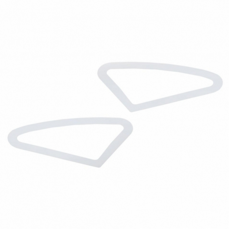 United Pacific Stainless 2007-2017 Kenworth T660 Fender Light Trim 29056