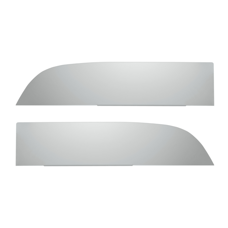 United Pacific 304 Stainless Steel 8" Chop Top Window Trim For Kenworth T680/T880 Trucks (Pair) 29057