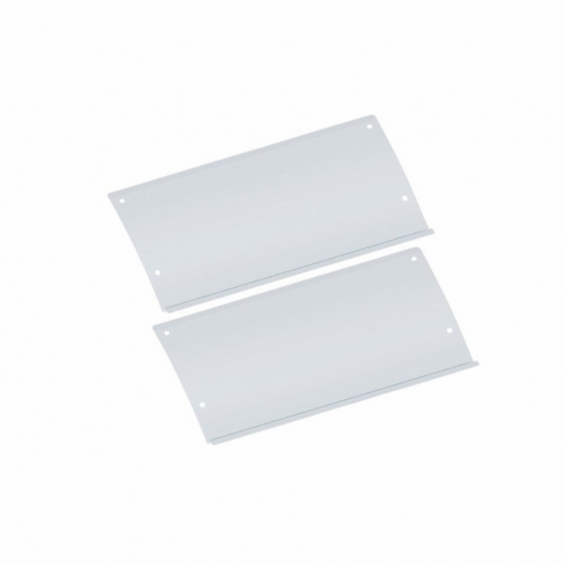 United Pacific Polished Stainless Steel Lower Rear Step Kick Plates For 2003-05 Volvo VN Series 29063