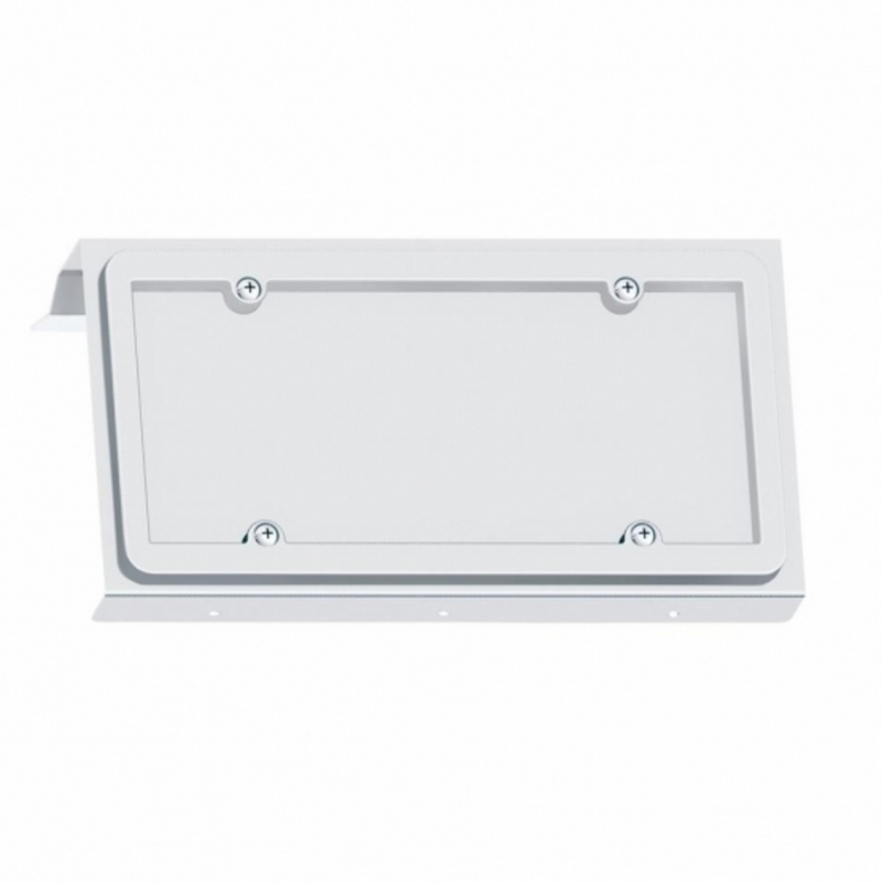 United Pacific Stainless 1 License Plate Holder For 2003+ Volvo VN 29065