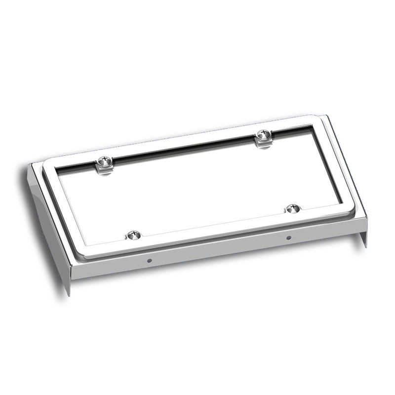 United Pacific Stainless Single License Plate Holder For 2008-2017 Freightliner Cascadia 29098