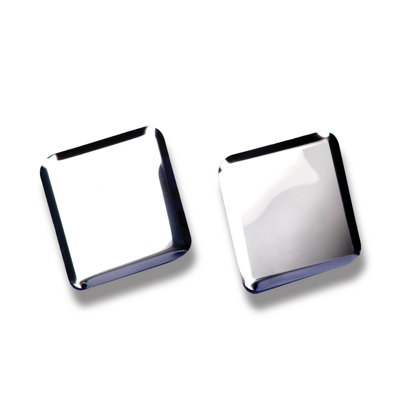 United Pacific Stainless Boltless Tow Hole Covers For All Kenworth Models With 2" Receiver (2-Pack) 29103