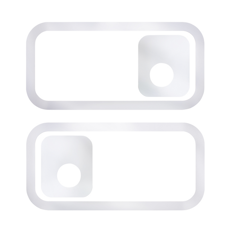 United Pacific Stainless Door Handle Trim For Volvo VN/VT/VHD 29139