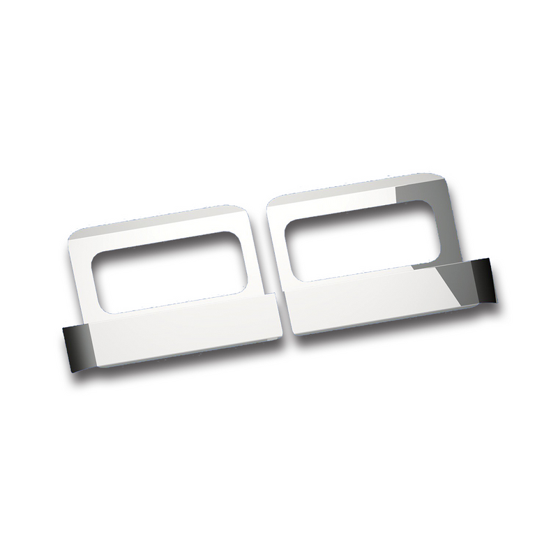 United Pacific Stainless Fender Guard With Curved End & Headlight Accent For 1998-18 Western Star Constellation 29145