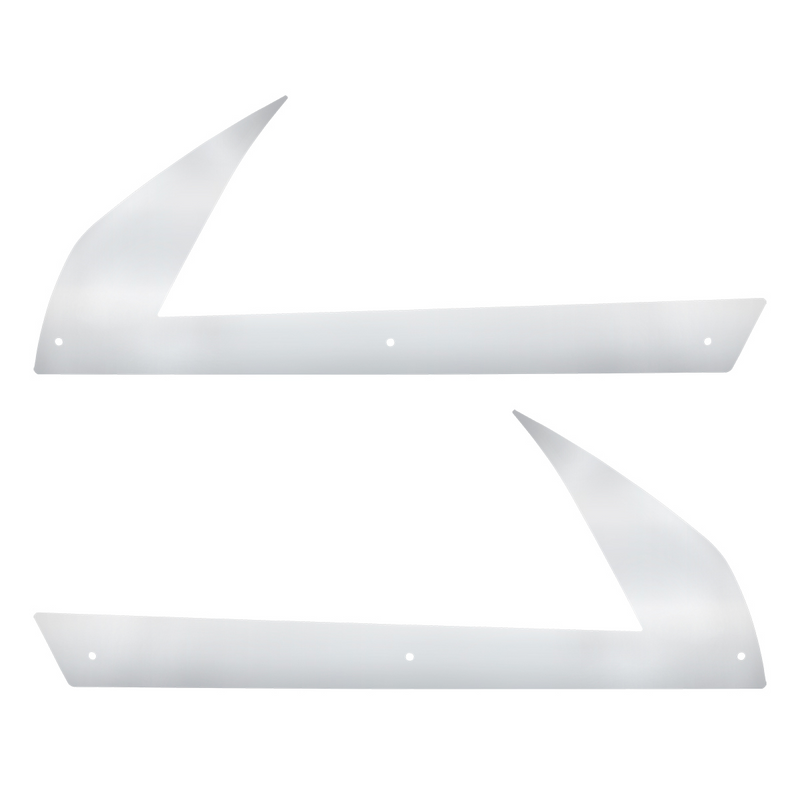 United Pacific 430 SS Below Headlight Fender Guards For 2018-2024 Freightliner Cascadia (Pair) 29149