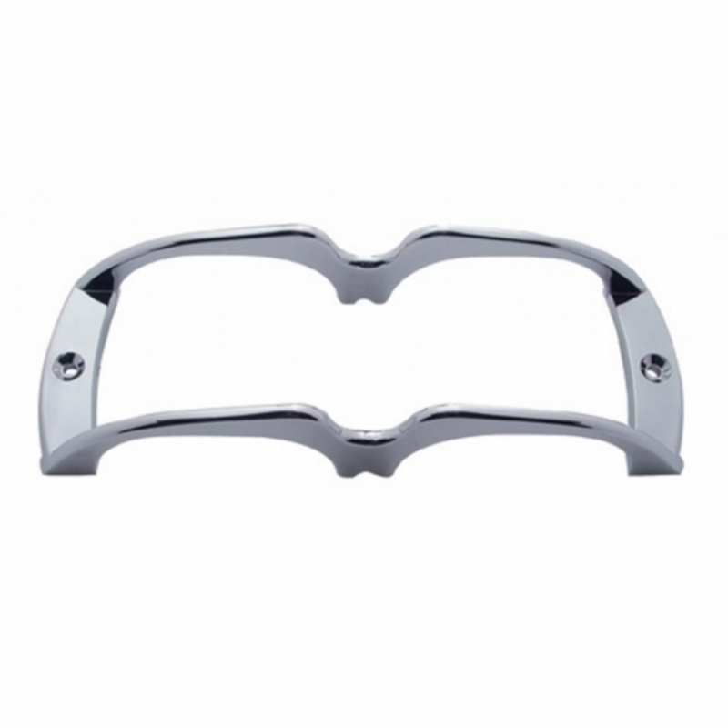 United Pacific Chrome Plastic Turtle Back Lens Guard 29999