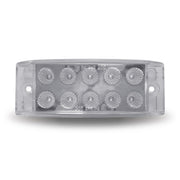 Trux Accessories 2" X 6" Dual Revolution Trailer LED - Amber/Blue (10 Diodes)