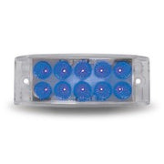 Trux Accessories 2" X 6" Dual Revolution Trailer LED - Red/Blue (10 Diodes)