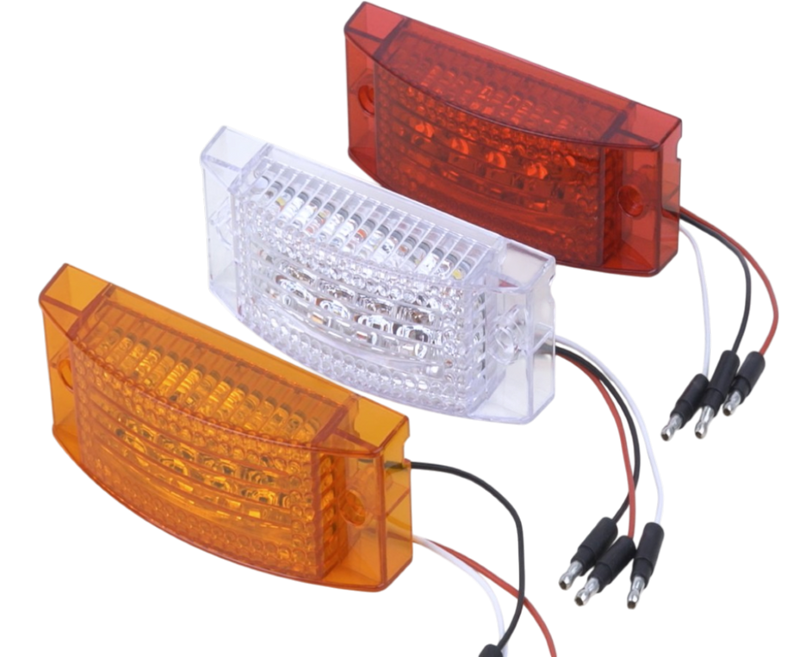 Rectangular Star Marker Light/Turn Signal (2" x 6")