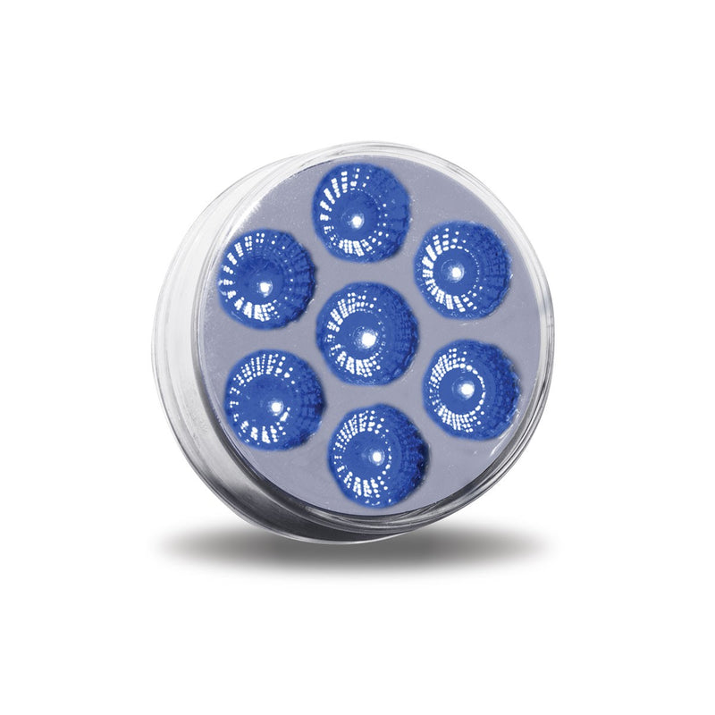 Trux Accessories TRUX 2" Dual Revolution Red/Blue LED (7 Diodes) - TLED-2XRB