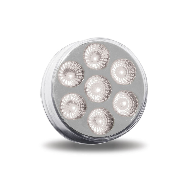 Trux Accessories 2.5" Dual Revolution Red/White LED (7 Diodes) - TLED-2HXRW