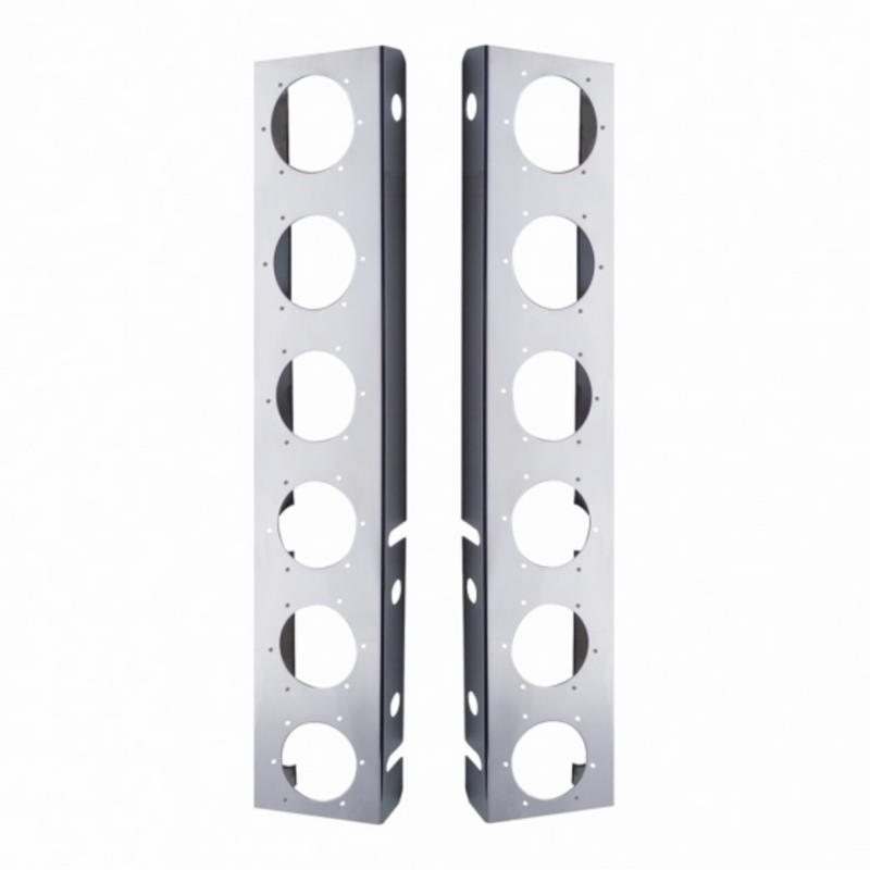Peterbilt Stainless Front Air Cleaner Bracket Only 12 Light Cutouts 30060