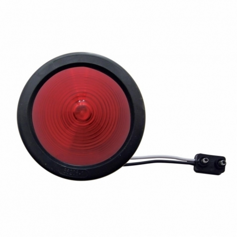 United Pacific 2.5" Round Beehive Light Kit (Clearance/Marker) Red Lens 30172