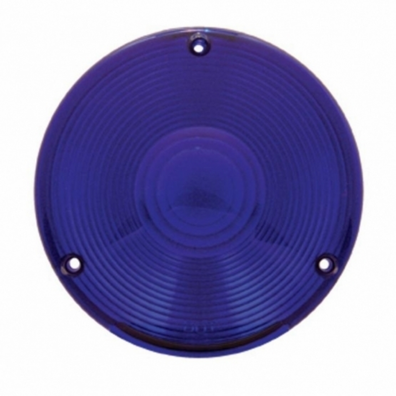 United Pacific Turn Signal Light Lens Blue 30244