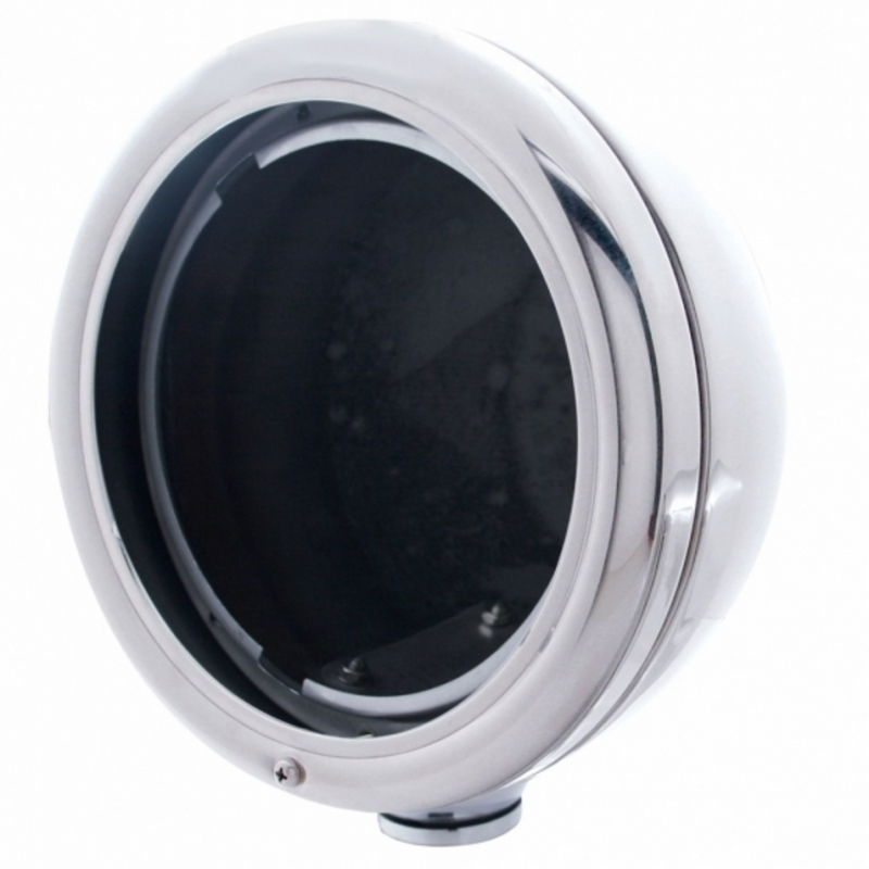 United Pacific Stainless Steel "Classic" Headlight Housing No Turn Signal 30368