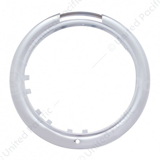 United Pacific Chrome "Classic" Headlight Bezel With Turn Signal Cutout 30399-2P