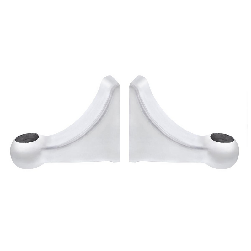 United Pacific Polished L Shape Headlight Bracket (Pair) 30438