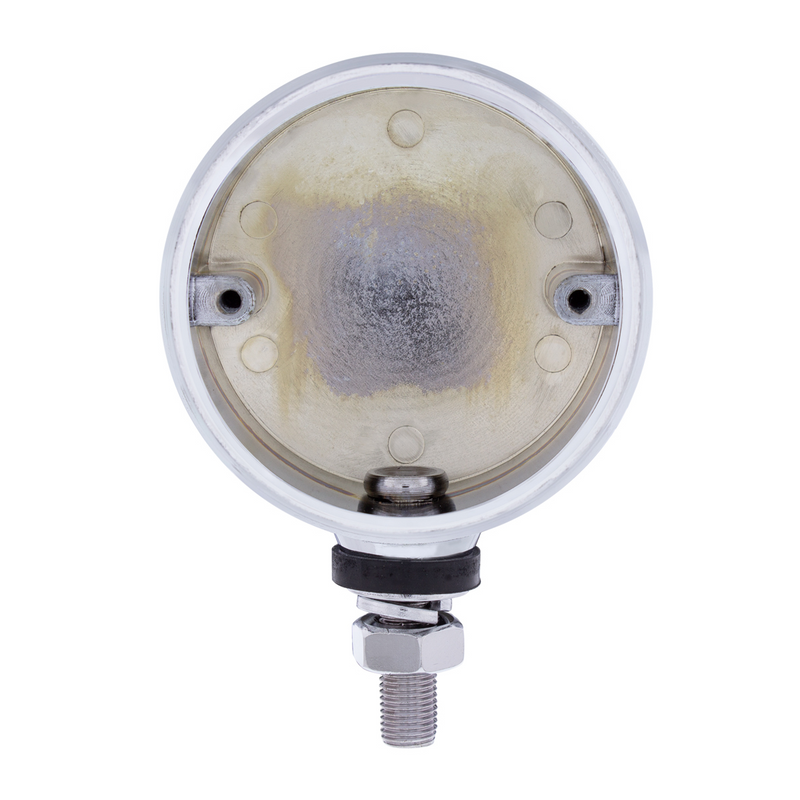 United Pacific Chrome Die Cast 3" Single Face Light Housing Only for LED (Bulk) 30566B