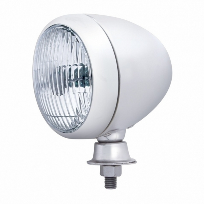 United Pacific Stainless Steel Teardrop Spot Light With Clear Lens 30654