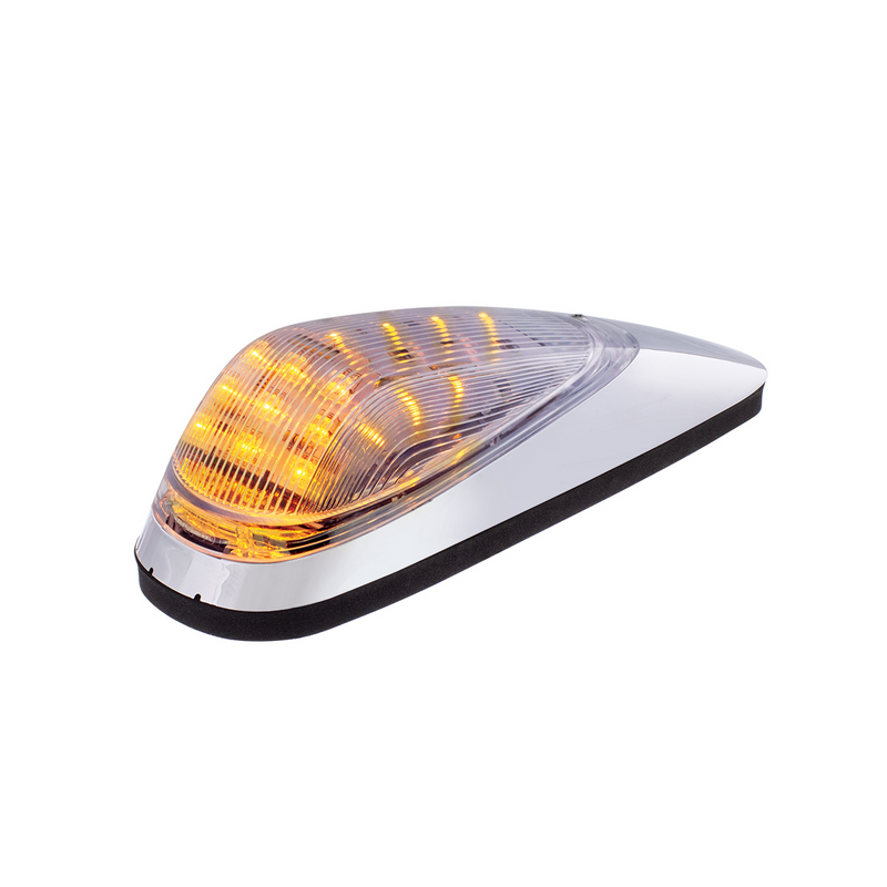 United Pacific 19 Amber LED Grakon 2000 Style Cab Light Kit Clear Lens 30676