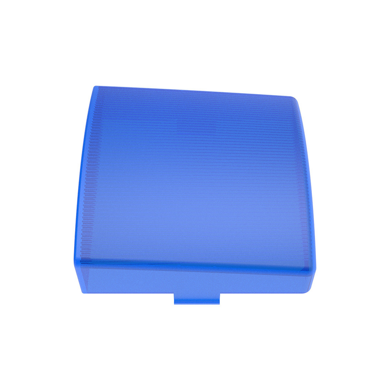 United Pacific 3" X 3" Square Dome Light Lens Blue 30830