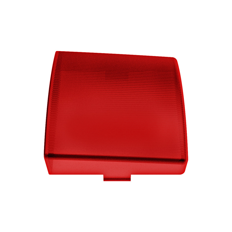 United Pacific 3" x 3" Square Dome Light Lens Red 30832