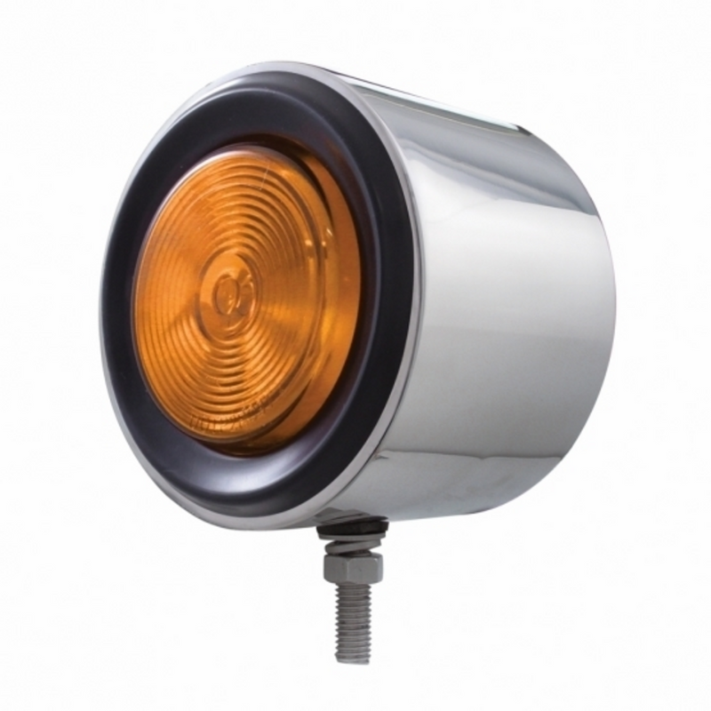 United Pacific Stainless 4" Double Face Light With 4" Lights & Grommets 30966