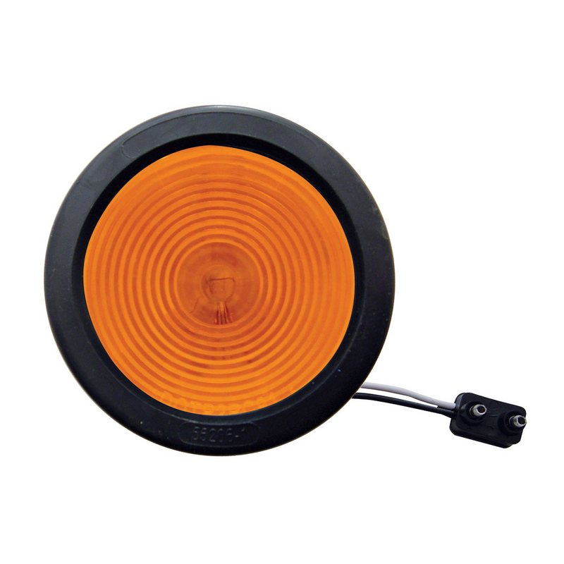 United Pacific 2.5" Round Light Kit (Clearance/Marker) Amber Lens 31061AK